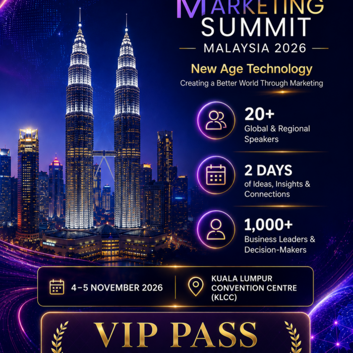 World Marketing Summit Malaysia 2026 - VIP Pass